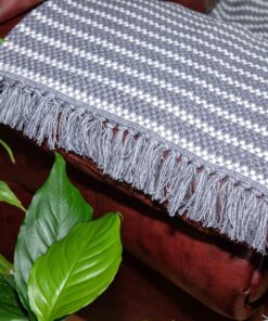 Fleker-prekrivač garnitura Terracotta (trosed-dvosed-fotelja) Tamno Siva boja