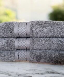 Peškir Vestio textiling 50x100cm Tamno siva boja