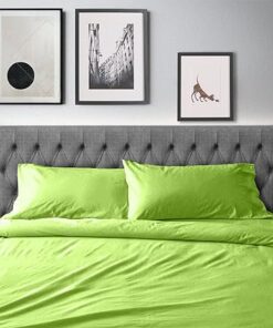 Jorganska navlaka + 2 jastučnice Saten green DOUBLE