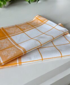 Kuhinjska krpa Žuta boja 50x70cm model kocka