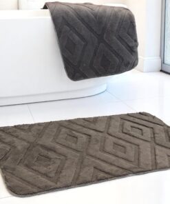 Dvodelni set prostirki za kupatilo – Cik-cak dizajn A7