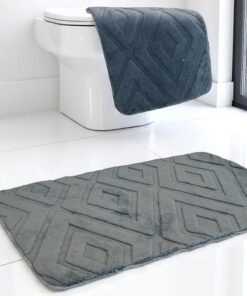 Dvodelni set prostirki za kupatilo – Cik-cak dizajn A6