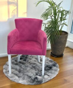 Okrugla Prostirka za kupatilo fi 100cm Sivo/Crna boja