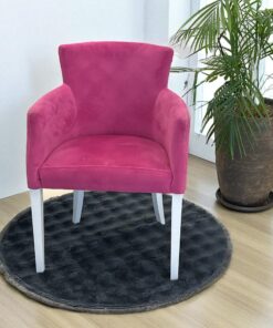 Okrugla Prostirka za kupatilo fi 100cm Tamno siva boja