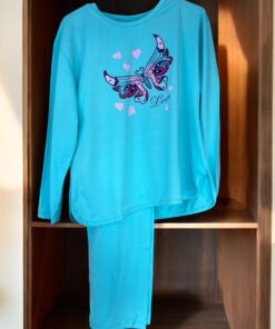 Ženska pidzama-komplet M veličina Leptir