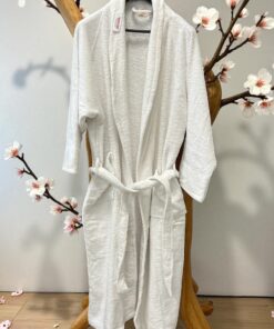 Bade mantil Frotir XL - veličina D3 Model Bela boja