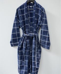 Bade mantil Pliš XXL - veličina Model Blue cube