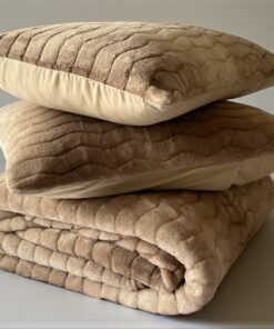 Ćebe set Dream – 220x240cm + 2 jastučnice 50x70cm Bej