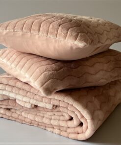 Ćebe set Dream – 220x240cm + 2 jastučnice 50x70cm Blush