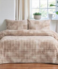 Ćebe set Reflections – 220x240cm + 2 jastučnice 50x70cm Vizon