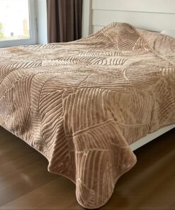 Ćebe Merinos 220x240cm A16 List Braon boja