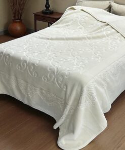 Ćebe Merinos 220x240cm A12 Viktorija Prljavo bela boja