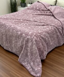 Ćebe Merinos 220x240cm A6 Cvet Ljubičasta boja