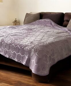 Ćebe Merinos 220x240cm D2 Lotos Ljubičasta boja