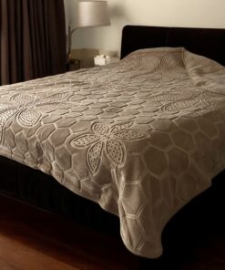 Ćebe Merinos 220x240cm D1 Lotos Braon boja