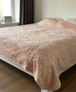 Ćebe Merinos 200x240cm Flower Pink