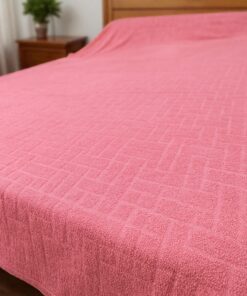 Frotirni prekrivač 200x200cm Roze boja