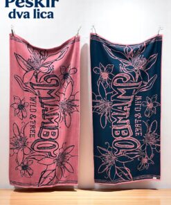 Peškir Dva Lica MAMBO Wild & Free 83x160 cm