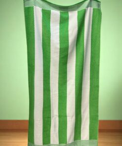 Plažni peškir "Lime Stripe" 160x83 cm – 100% pamuk A12