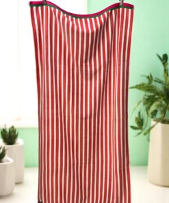 Plažni peškir "Candy Stripe" 160x80 cm – 100% pamuk A13