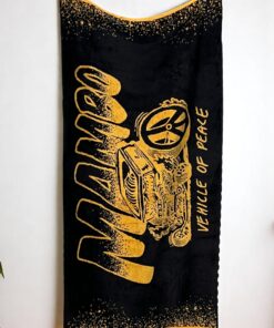 Plažni peškir “Mambo – Vehicle of Peace” – 83x160 cm, 100% pamuk A22