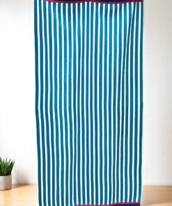 Plažni peškir “Plave linije“ – 100% pamuk – 160x80 cm A53