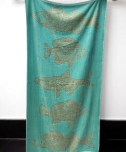 Plažni peškir "Fish" – 90x174 cm, 100% pamuk B9