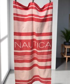 Plažni peškir "Nautica Pink" – 92x172 cm | 100% Pamuk