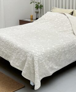 Ćebe Merinos 220x240cm A2 Cvet Bež boja