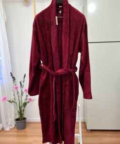 Bade Mantil Frotir - XXXL veličina Model G Bordo boja