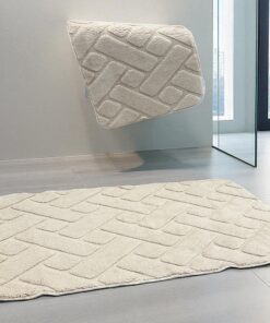 Dvodelni set prostirki za kupatilo – Cik-cak dizajn A13