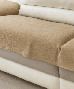 Set 3/1 flekera-prekrivača Chenille  Braon boja