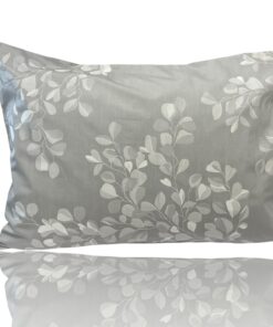Jastučnica od satena 40x60cm Cvet siva boja
