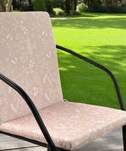 Dvodelni podmetač za stolice 49x101x4cm Bež boja