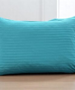 Jastučnica 50x70cm 100% Damast Saten Tirkiz boja