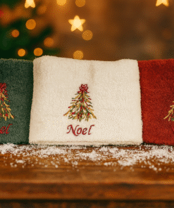 New Year set 3 peškira 30x50cm Jelka