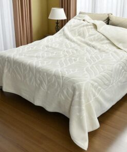 Ćebe Merinos 220x240cm A13 Jovana Prljavo bela boja