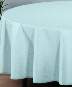 Stolnjak Ovalnog oblika 160x220cm Light blue cube