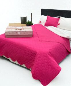 Dar za Dom - set box sa prekrivačem Louca Dark Pink