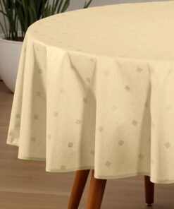 Stolnjak Ovalnog oblika 160x220cm Cream cube