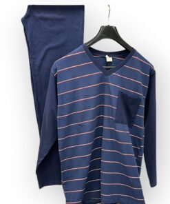 Muška pidzama-komplet M veličina Teget boja