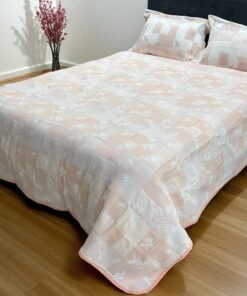 Prekrivač Elegance 250x260cm i 2 jastučnice Roze boja