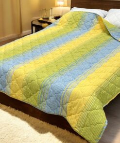 Prekrivač Singl 140x200cm mikrofiber Blue/green