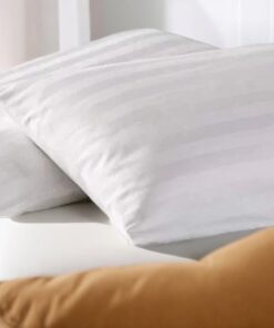 Jastučnica Damast Bela boja 40x60cm 100% pamuk