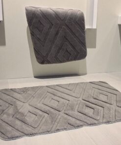 Dvodelni set prostirki za kupatilo – Cik-cak dizajn A11