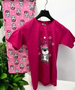 Ženska pidzama-komplet S veličina KOD 6019