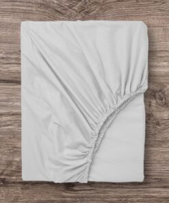 Čaršav Flanel 140x200cm+25cm Svetlo siva boja